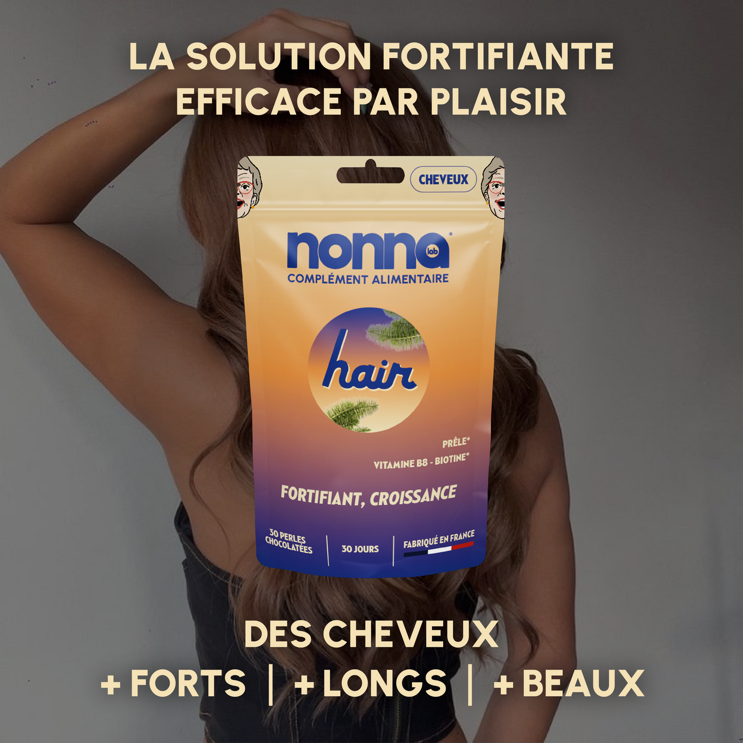 HAIR - Cheveux + forts, + longs, + beaux