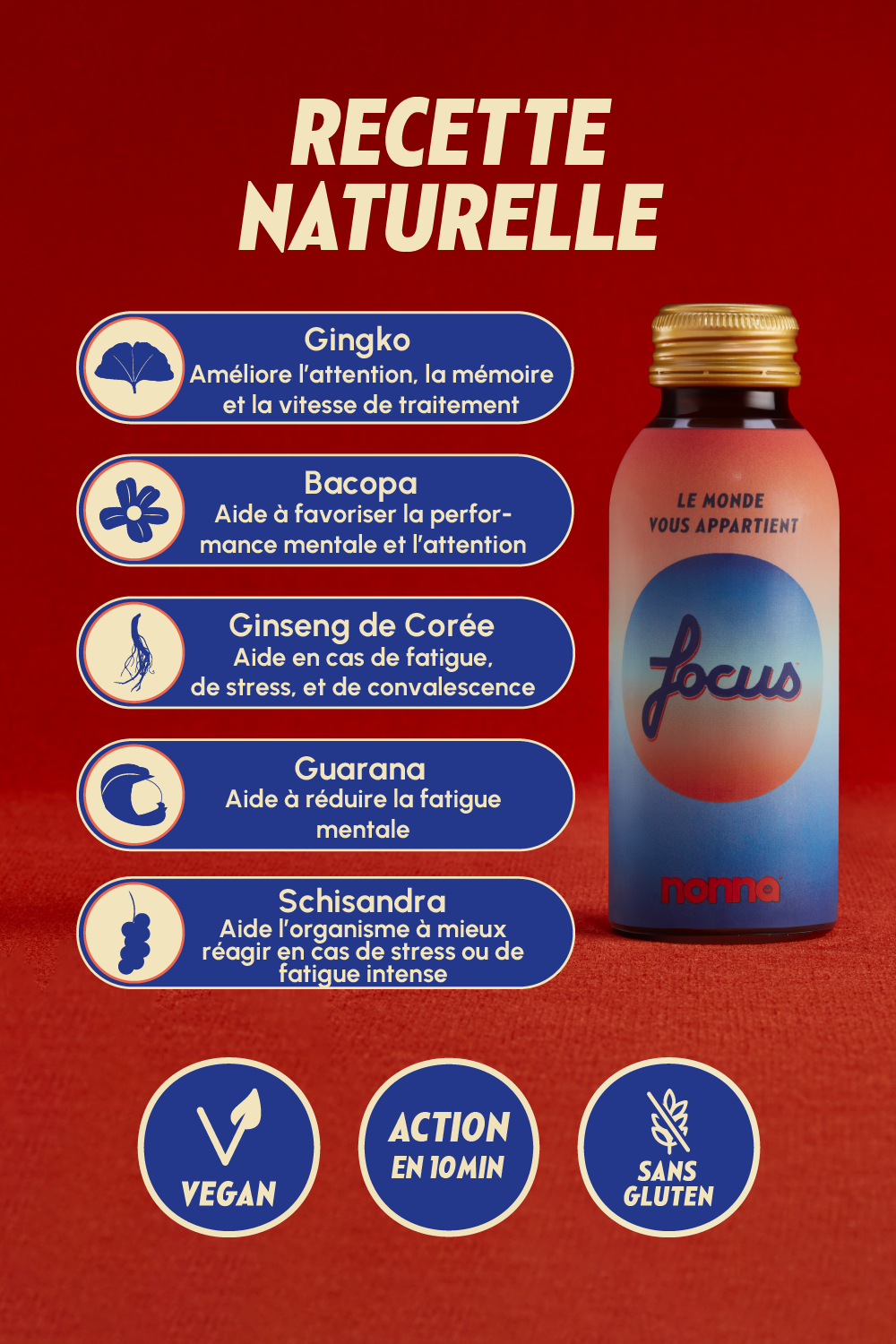 Coffret Productivité & Concentration (10 FOCUS) + Boules Quies