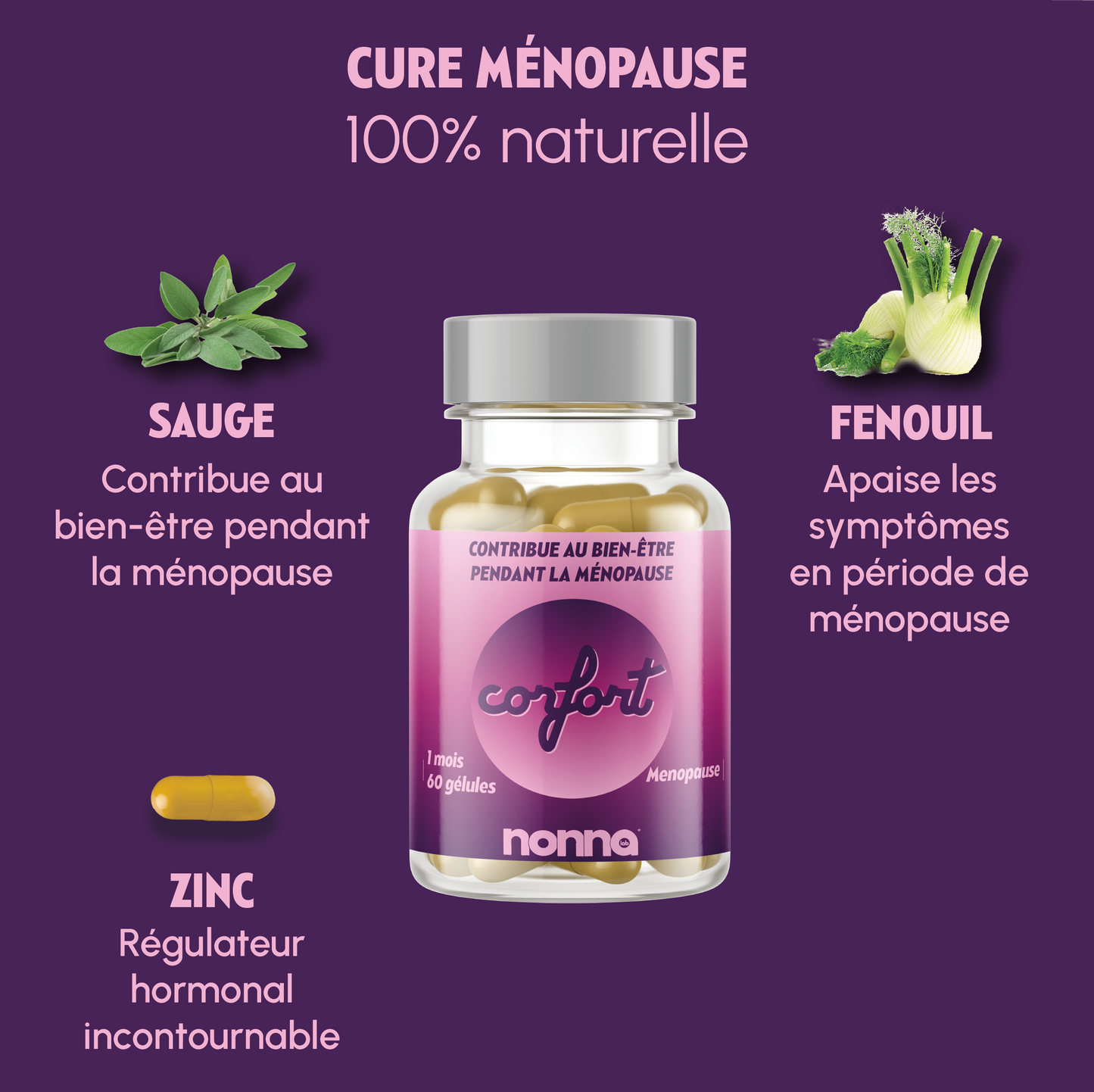CONFORT - Cure Ménopause